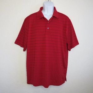 Grand Slam* Men's‎ Short Sleeve 3 Button Down Straight Hem Golf Polo Shirt~ XL
